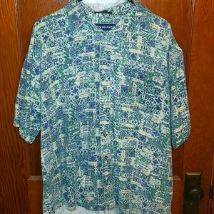 Mens Pattern Button Up